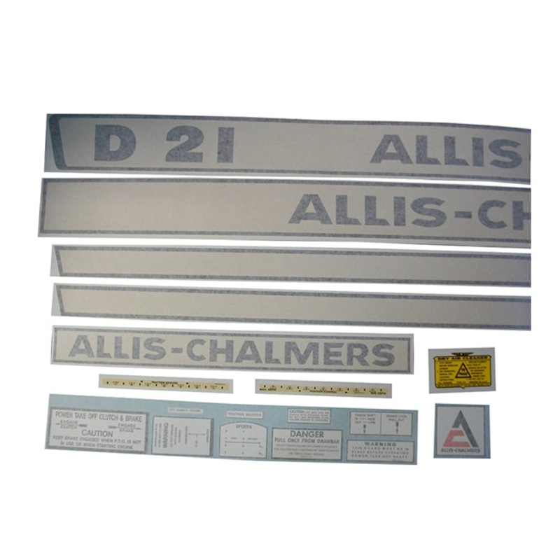Decal Set for Allis Chalmers D21