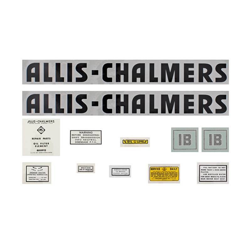 Decal Set for Allis Chalmers IB
