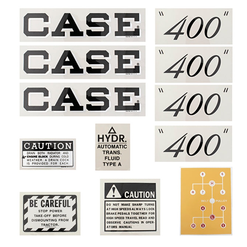 Decal Set for Case 400