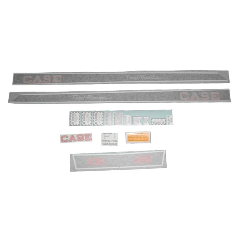 Decal Set for Case 430 Tripl-Range Gas