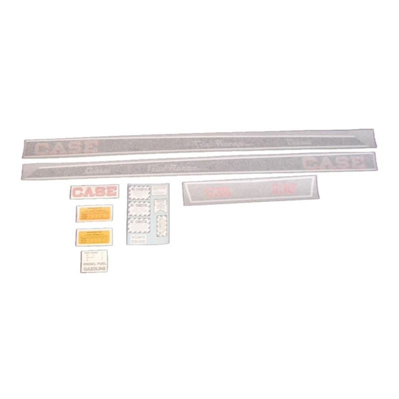 Decal Set for Case 530 Tripl-Range Diesel