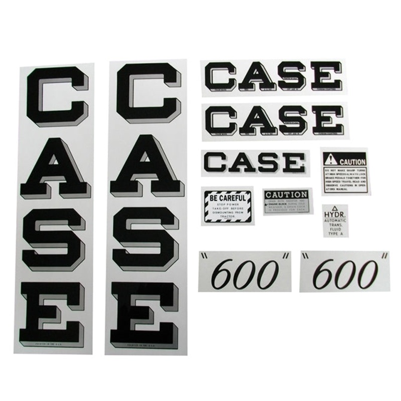 Decal Set for Case 600