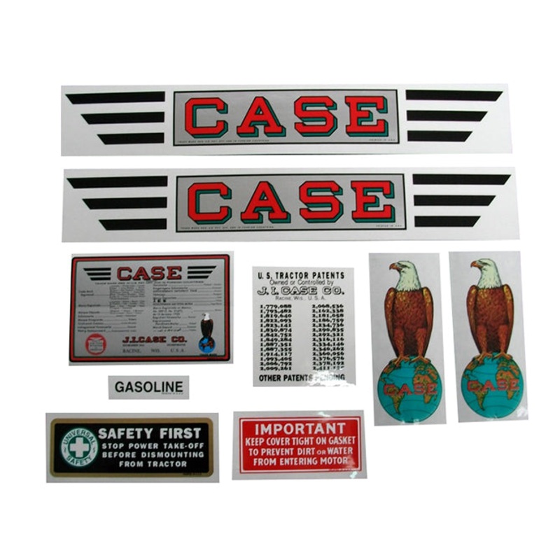 Decal Set for Case RC Red Tractor