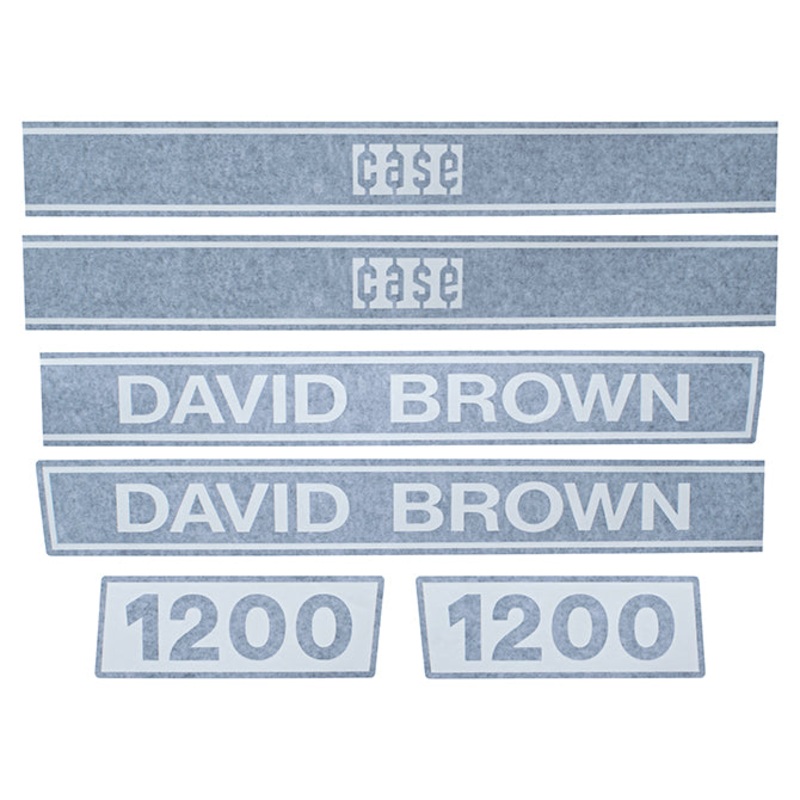 Decal Set for David Brown 1200 Selectamatic
