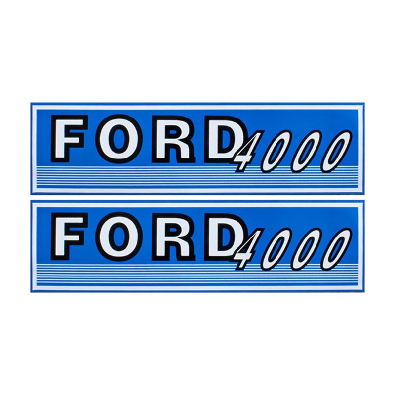 Decal Set for Ford 4000 To 1964 with NAA Style Sheet Metal