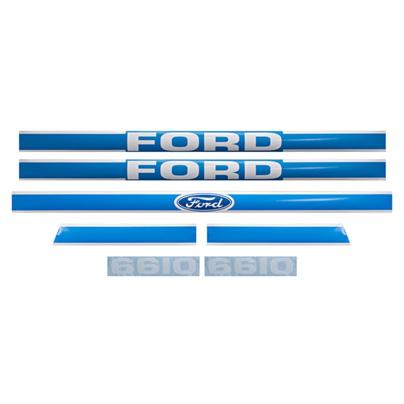 Decal Set for Ford 6610 w/o Cab 1981 – 1986