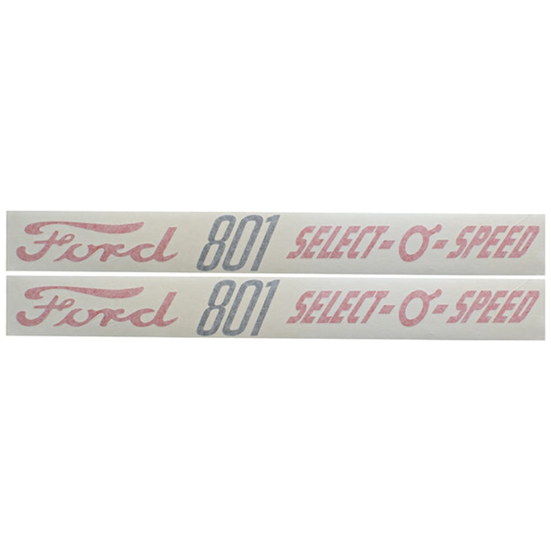 Decal Set for Ford 801 Select-O-Speed