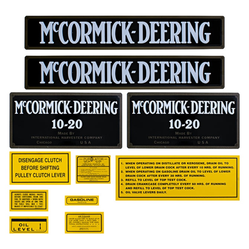 Decal Set for International / Farmall 45950 McCormick-Deering