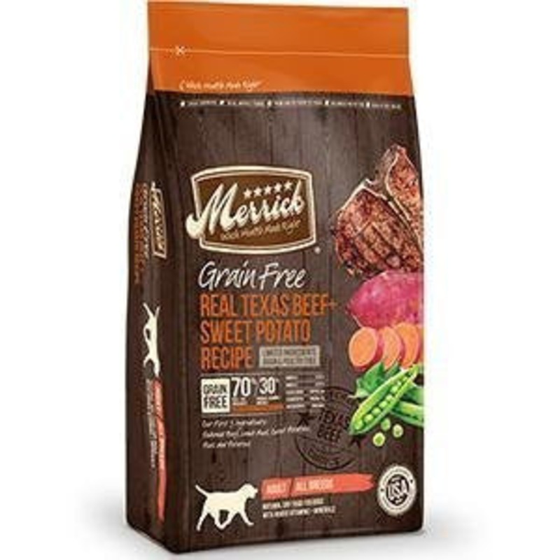Merrick Grain-Free Real Texas Beef + Sweet Potato Recipe Dry Dog Food