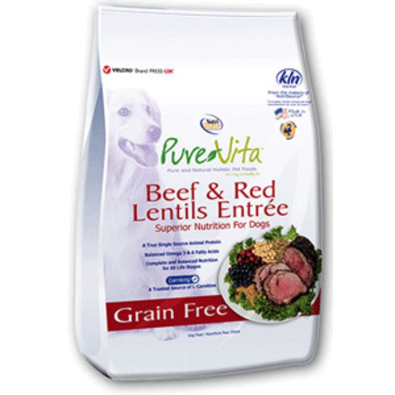 PureVita Beef & Red Lentils Grain-Free Dry Dog Food