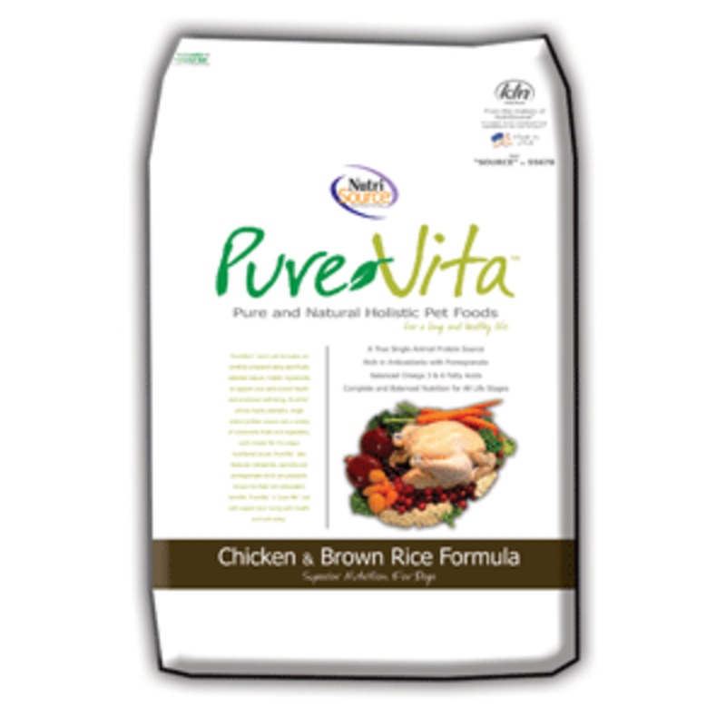 PureVita Chicken & Brown Rice Formula Dry Dog Food