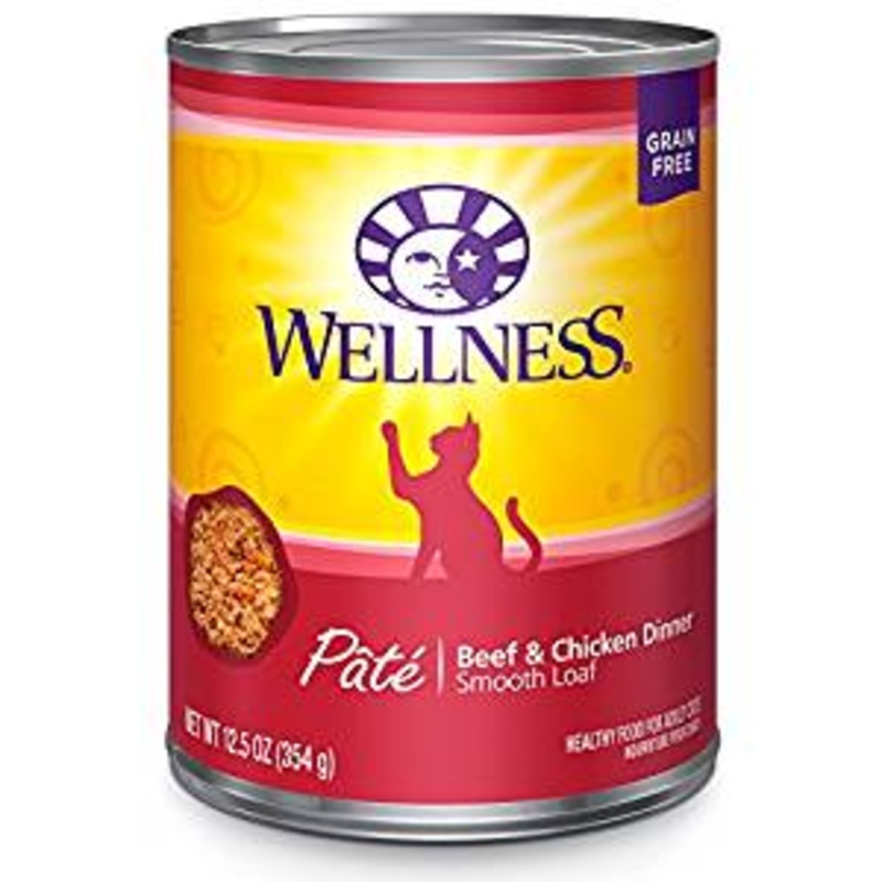 Wellness Complete Health Beef & Chicken Formula Grain-Free Canned Cat Food
