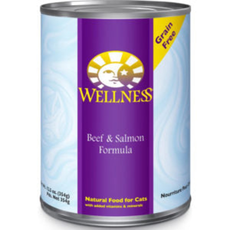 Wellness Complete Health Beef & Salmon Formula Grain-Free Canned Cat Food
