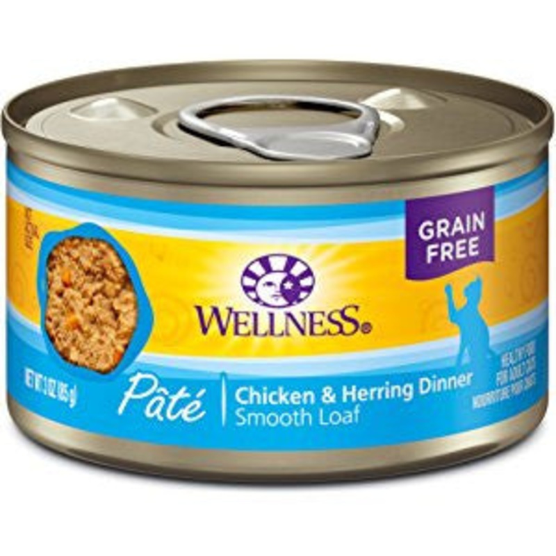 Wellness Complete Health Chicken & Herring Formula Grain-Free Canned Cat Food