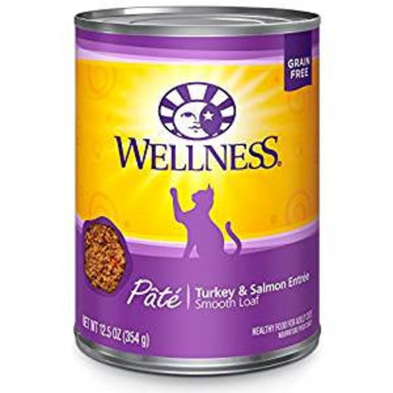 Wellness Complete Health Turkey & Salmon Formula Grain-Free Canned Cat Food