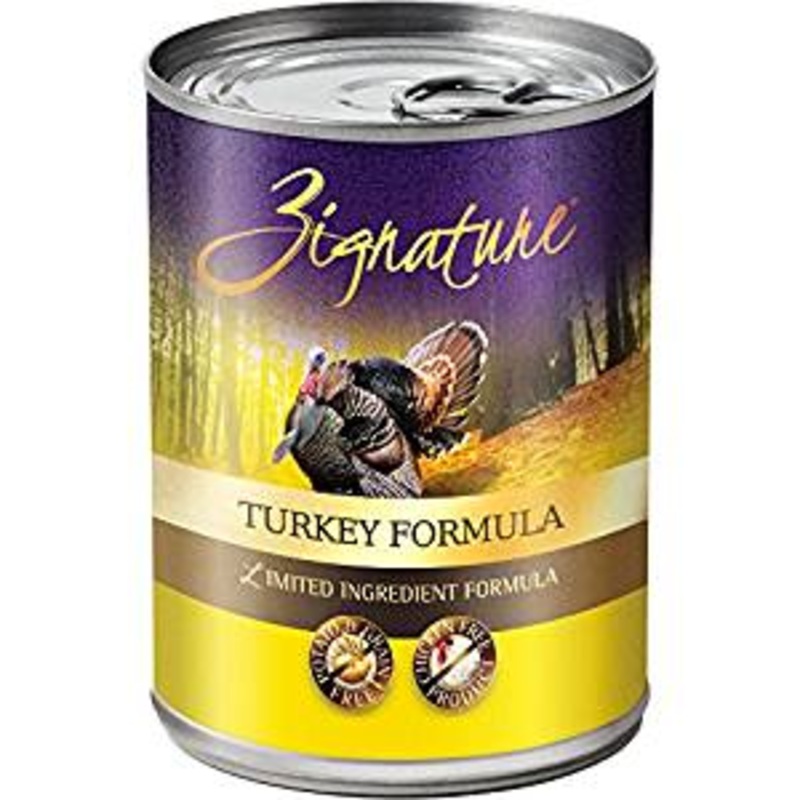 Zignature Turkey Limited Ingredient Formula Canned Dog Food, 13-oz, case of 12