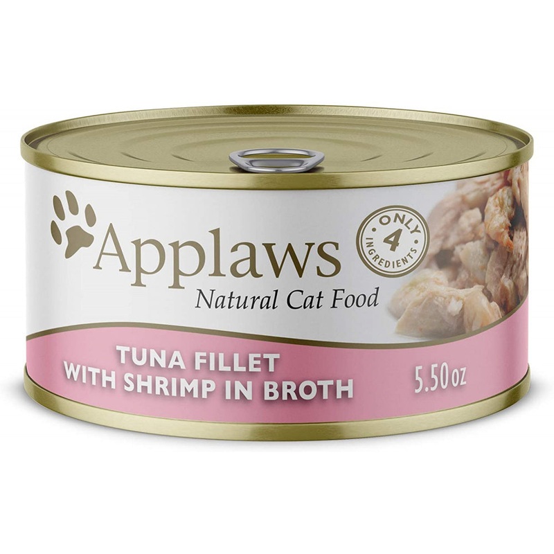 Applaws Natural Wet Cat Food Tuna with Shrimp in Broth