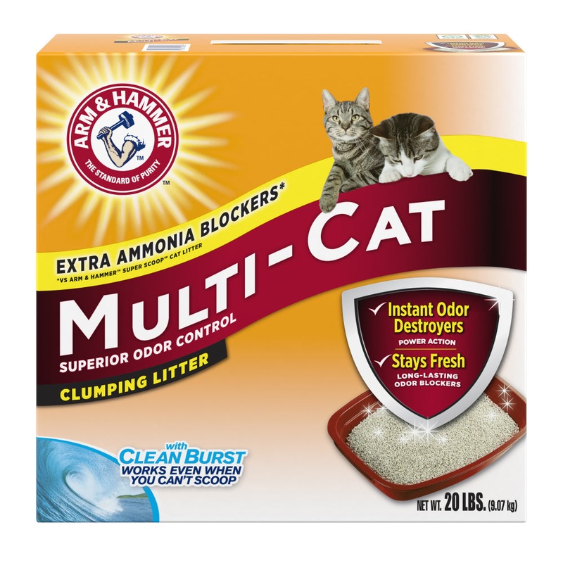 Arm & Hammer Multi-Cat Extra Strength Scented Clumping Litter