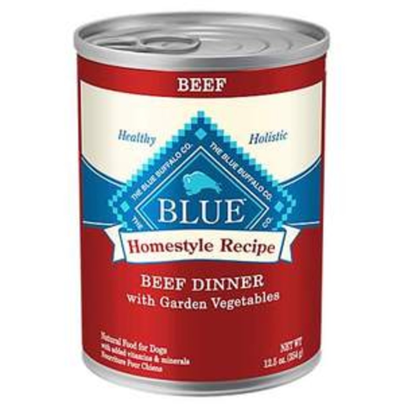 Blue Buffalo Homestyle Recipe Beef Dinner with Garden Vegetables & Sweet Potatoes Canned Dog Food