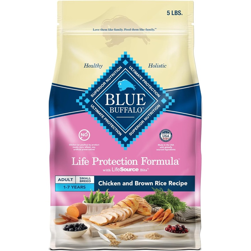 Blue Buffalo Life Protection Formula Small Breed Adult Chicken & Brown Rice Recipe Dry Dog Food