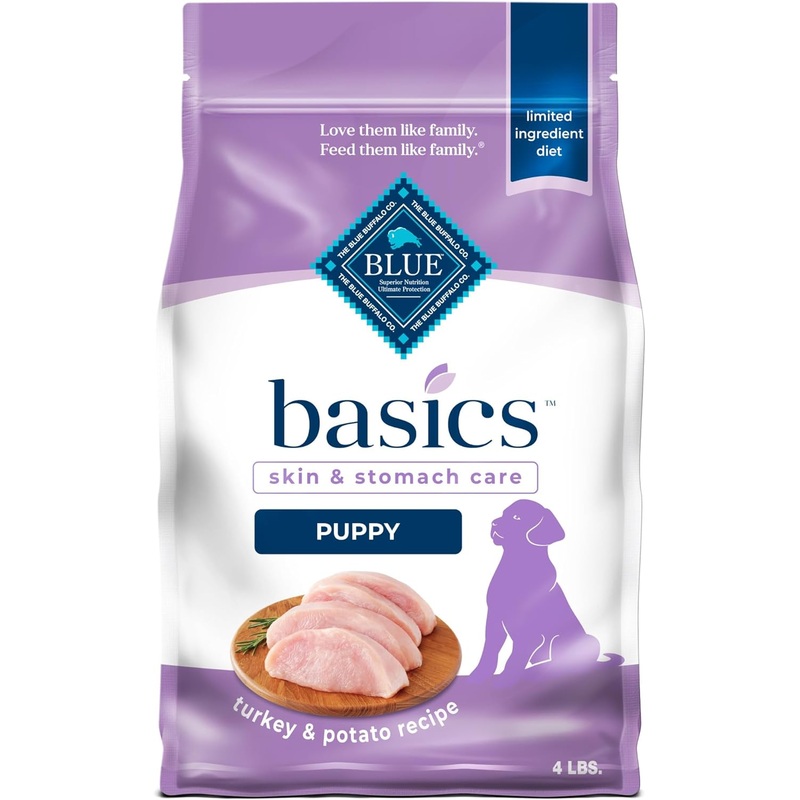 Blue Buffalo Basics Skin & Stomach Care Puppy Turkey & Potato Recipe Dry Dog Food