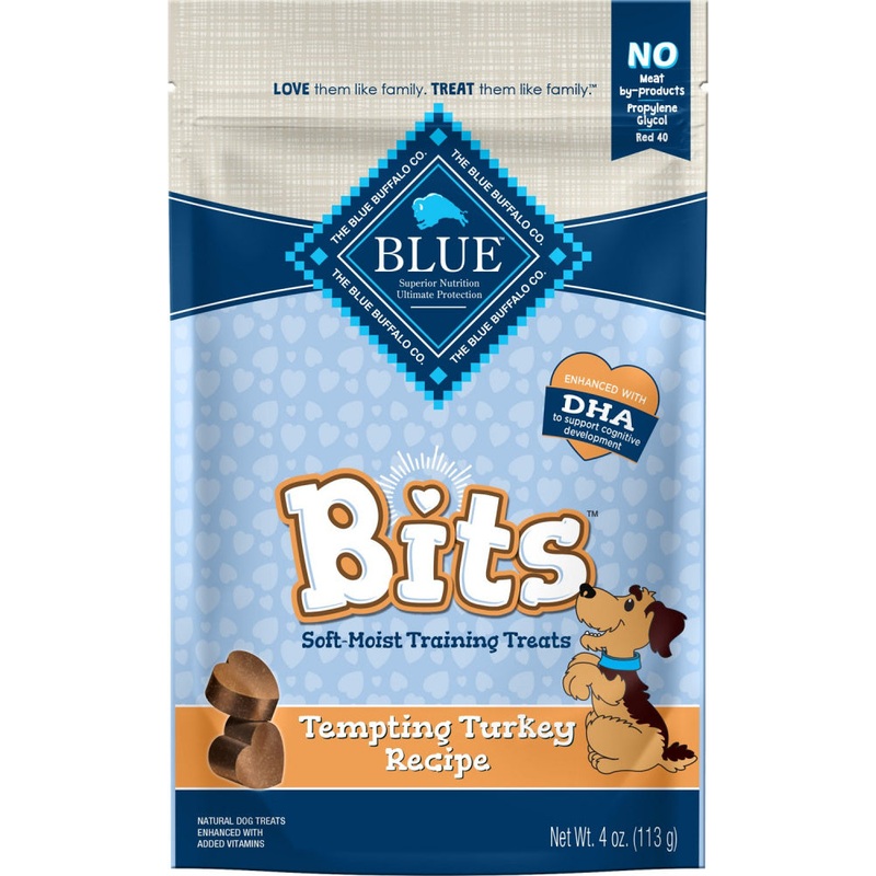 Blue Buffalo Bits Tempting Turkey Natural Soft-Moist Training Treats