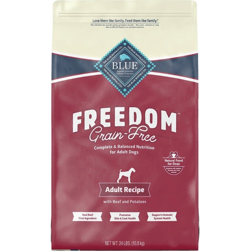 Blue Buffalo Freedom Complete & Balanced Nutrition Adult Grain-Free Beef & Potatoes Dry Dog Food