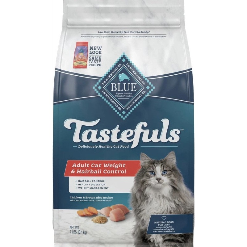 Blue Buffalo Indoor Hairball & Weight Control Chicken & Brown Rice Recipe Adult Dry Cat Food