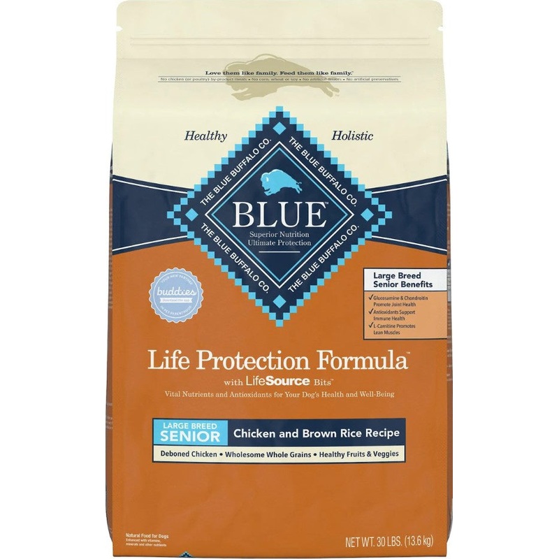 Blue Buffalo Life Protection Formula Large Breed Senior Chicken & Brown Rice Recipe Dry Dog Food