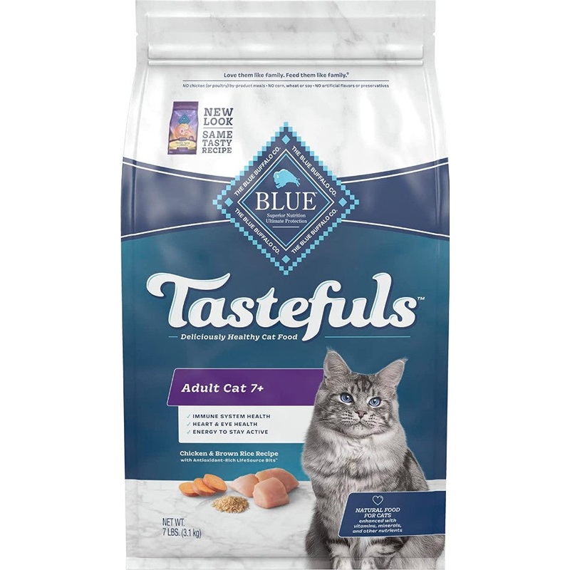Blue Buffalo Tastefuls Natural Chicken Adult 7+ Dry Cat Food