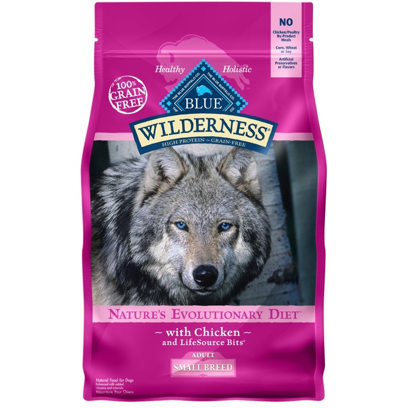 Blue Buffalo Wilderness Adult Small Breed High Protein Natural Chicken & Wholesome Grains Dry Dog Food