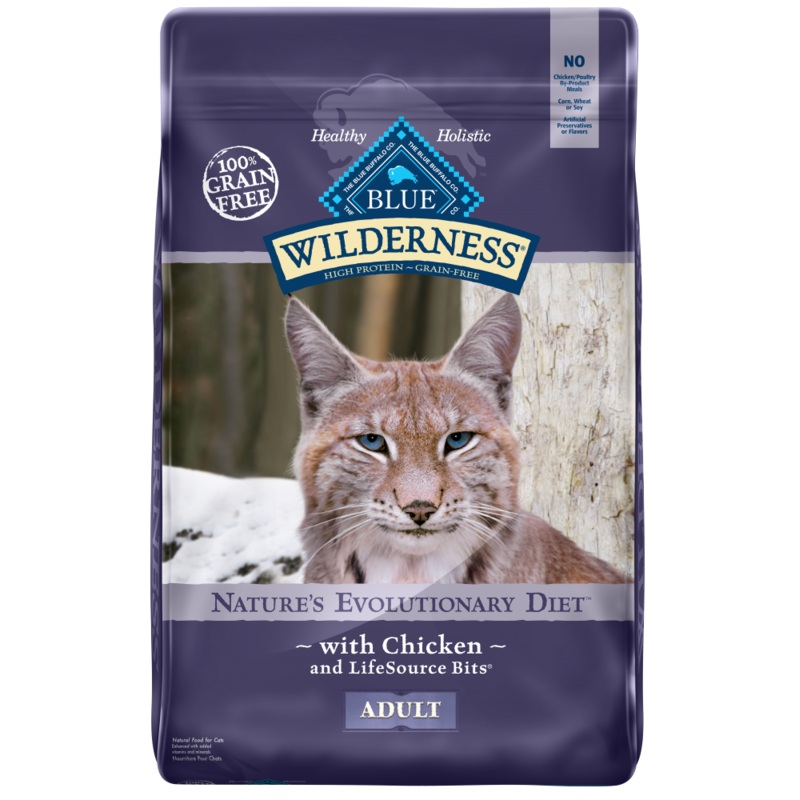 Blue Buffalo Wilderness Chicken Recipe Grain-Free Dry Cat Food