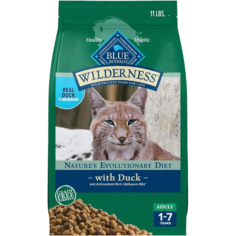 Blue Buffalo Wilderness Duck Recipe Grain-Free Dry Cat Food