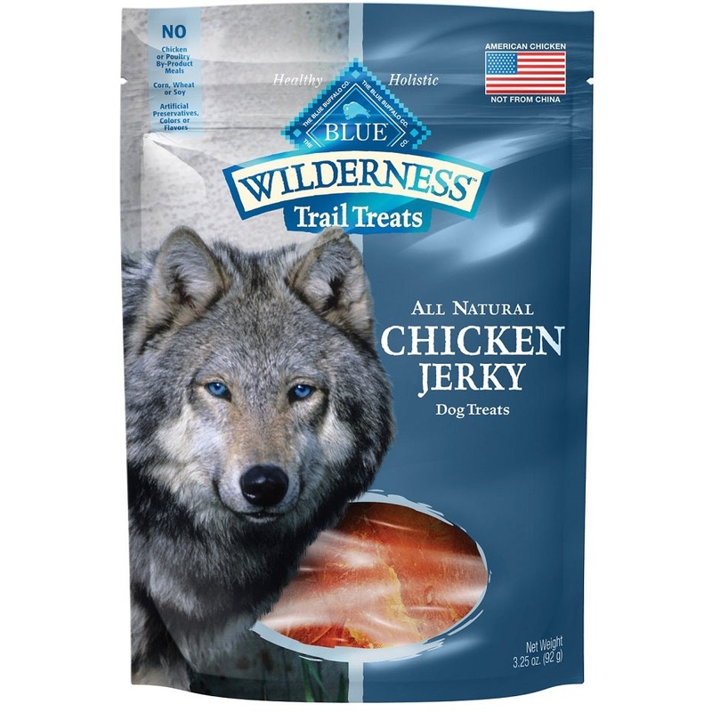 Blue Buffalo Wilderness Grain Free Trail Treats Chicken Jerky for Dogs