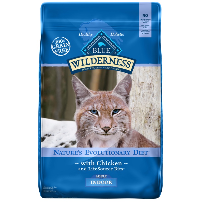 Blue Buffalo Wilderness Indoor Chicken Recipe Grain-Free Dry Cat Food