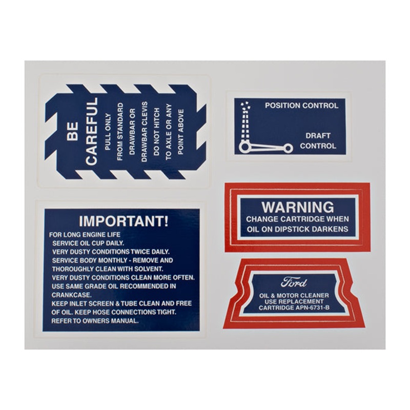 Decal Set for Ford 2N