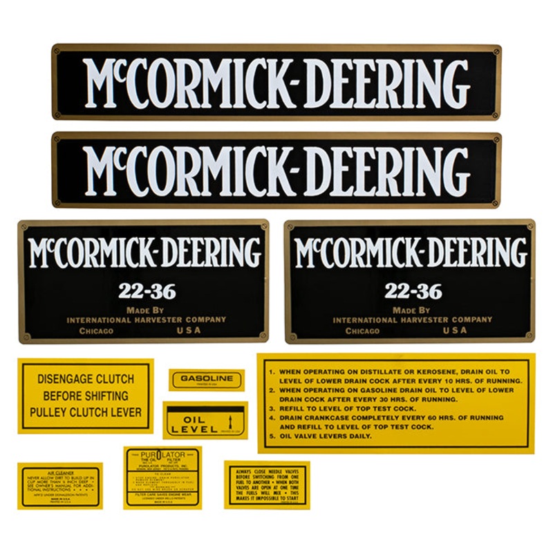 Decal Set for International / Farmall 22-36