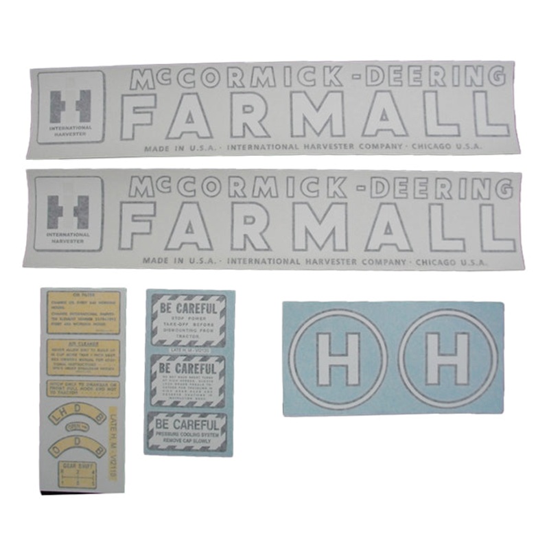 Decal Set for International / Farmall H