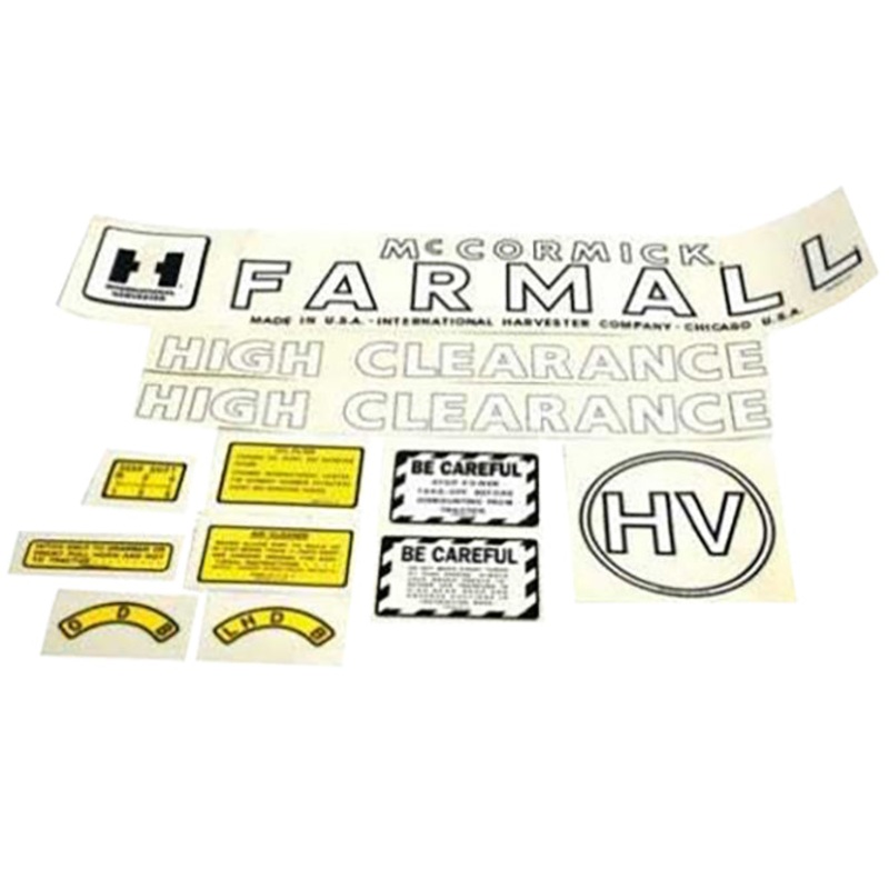 Decal Set for International / Farmall HV