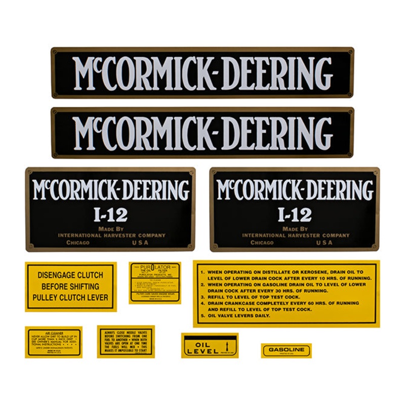 Decal Set for International / Farmall I-12