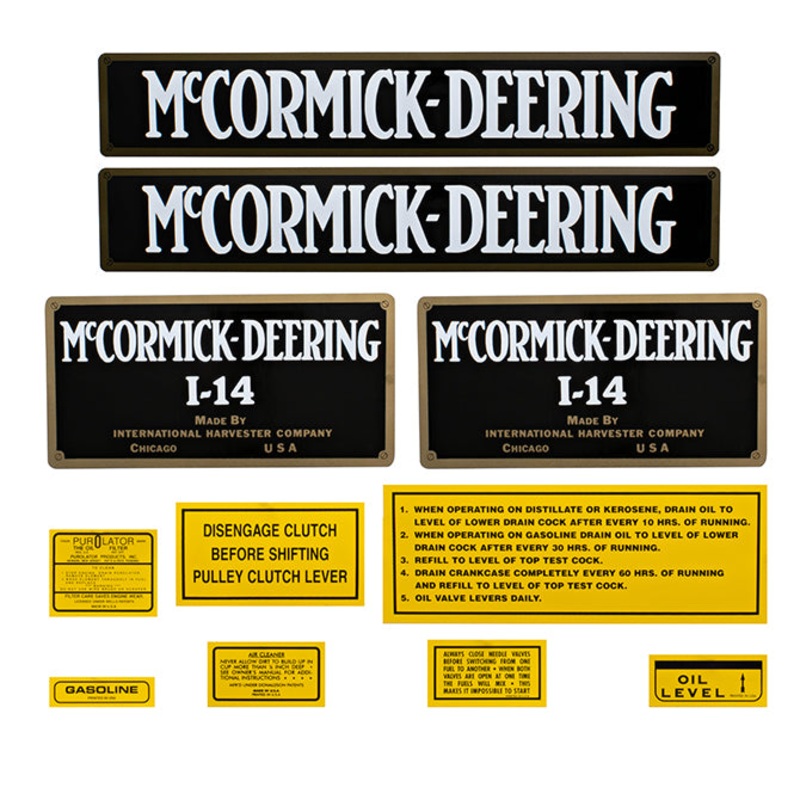 Decal Set for International / Farmall I-14