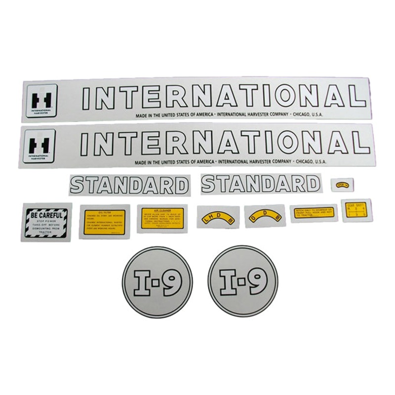 Decal Set for International / Farmall I-9