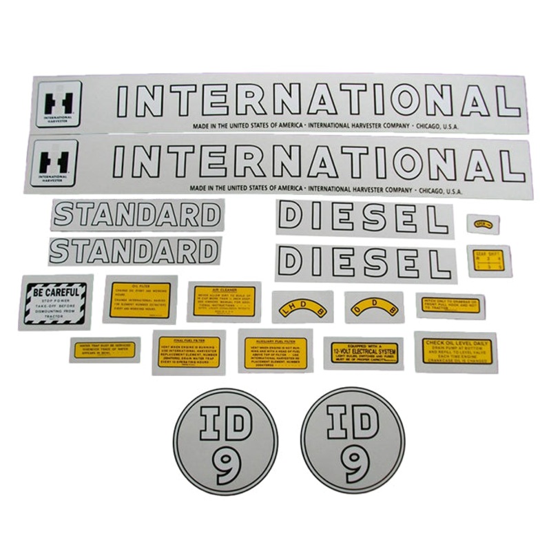 Decal Set for International / Farmall ID-9