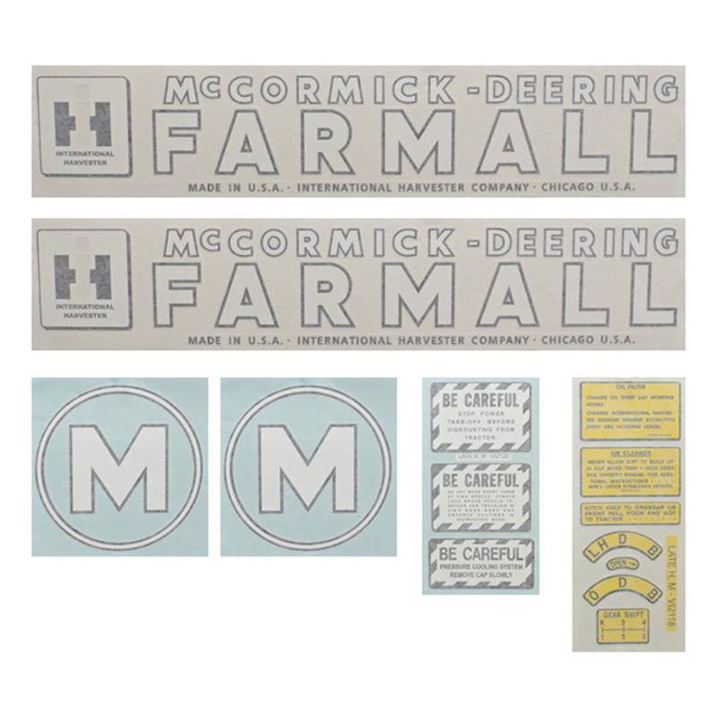 Decal Set for International / Farmall M