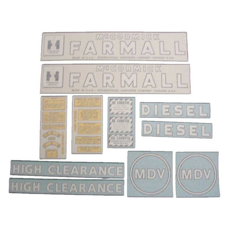 Decal Set for International / Farmall MDV