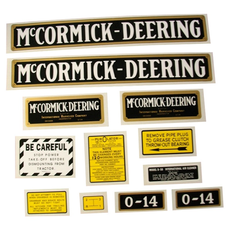 Decal Set for International / Farmall O-14