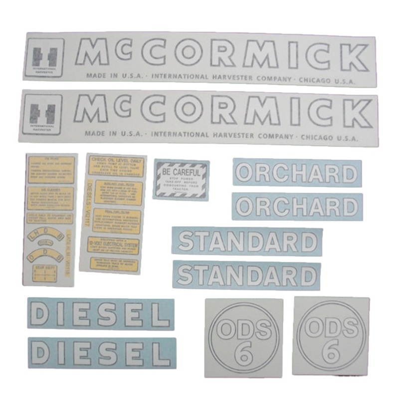 Decal Set for International / Farmall ODS-6