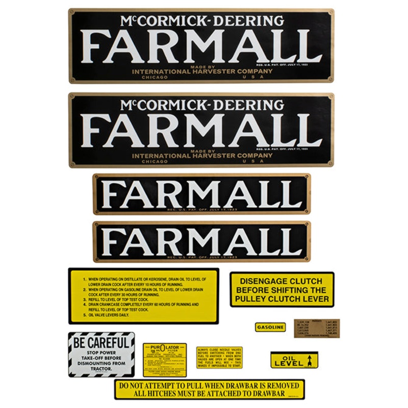 Decal Set for International / Farmall Regular