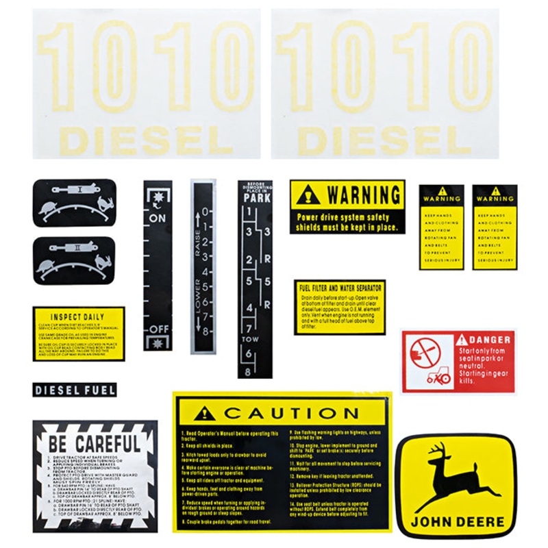 Decal Set for John Deere 1010