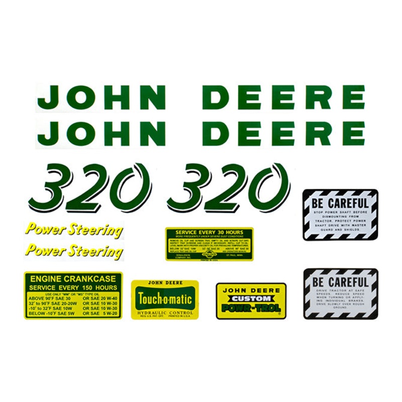 Decal Set for John Deere 320